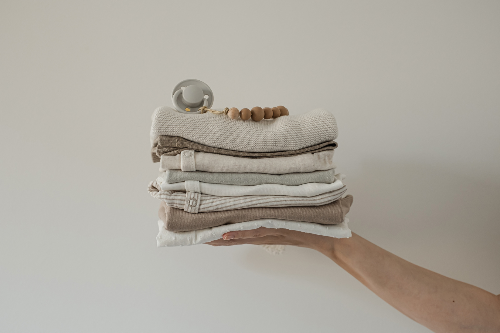 Folded Neutral Clothes